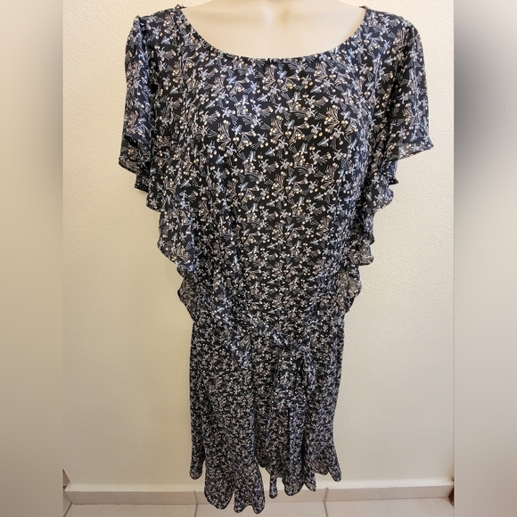 Max Studio Flutter Sleeve Dress - Picture 1 of 7